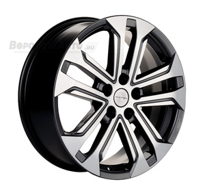 Khomen Wheels KHW1803 7*18 5/114,3 ET50 d54,1 Black-FP