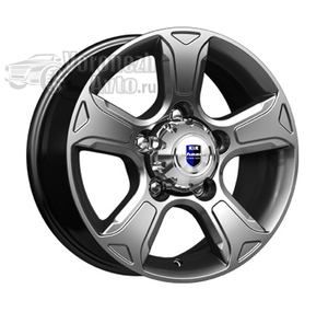 КиК Атлант 7*16 5/139,7 ET35 d98 Дарк Платинум