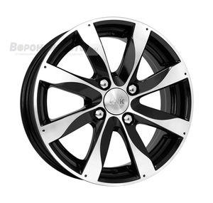 КиК KC480 5,5*14 4/98 ET40 d58,5 Алмаз чёрный