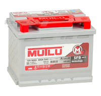 Аккумулятор MUTLU SFB 60 А/ч обратная R+ EN 540A 242x175x190