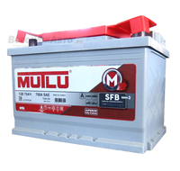 Аккумулятор MUTLU SFB 75 А/ч обратная R+ EN 720A 278x175x190