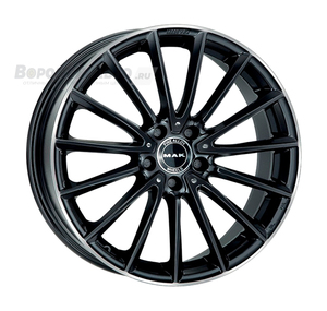 MAK Komet 8*19 5/112 ET43 d66,6 Gloss Black Mirror Ring