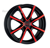 MAK Milano 6,5*16 5/112 ET45 d76 Black and Red