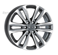 MAK Safari 6 8*18 6/114,3 ET45 d66,1 Gun Metallic-Mirror Face