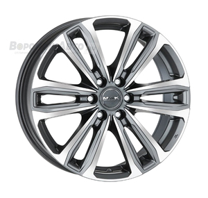 MAK Safari 6 8*18 6/114,3 ET45 d66,1 Gun Metallic-Mirror Face