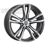 MAK X-Mode 10*21 5/112 ET50 d66,6 Gun Metallic-Mirror Face