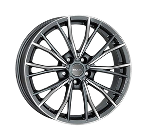 MAK Mark 8*17 5/120 ET53 d72,6 Gun Metallic-Mirror Face