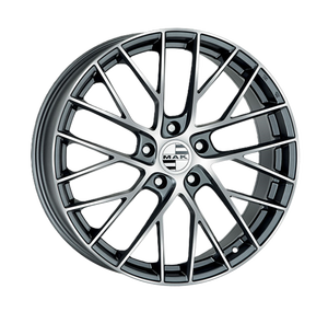 MAK Monaco 8,5*19 5/130 ET55 d71,6 Gun Metallic-Mirror Face