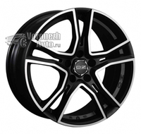 OZ Racing Adrenalina 8*17 5/100 ET35 d68 Matt Black Diamond Cut