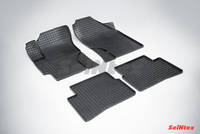 Резиновый коврик Seintex сетка для Hyundai VERNA 2006-2010