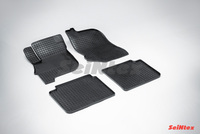 Резиновый коврик Seintex сетка для Mitsubishi GALANT IX 2004-2012