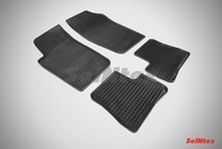 Резиновый коврик Seintex сетка для Peugeot 206 1998-2012