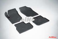 Резиновый коврик Seintex сетка для Peugeot 207 2006-2013