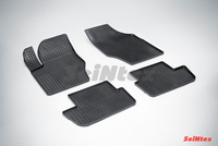 Резиновый коврик Seintex сетка для Peugeot 307 2001-2008