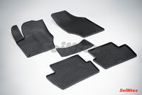 Резиновый коврик Seintex сетка для Peugeot 408 2012-