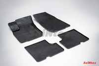 Резиновый коврик Seintex сетка для Renault LOGAN 2004-