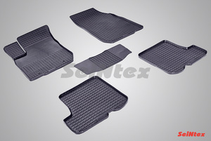 Резиновый коврик Seintex сетка для Renault SANDERO 2010-2014