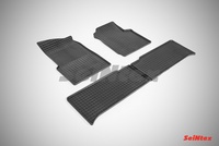 Резиновый коврик Seintex сетка для UAZ PATRIOT 2007-2015