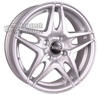 Techline 530 6*15 4/100 ET45 d67,1 silver