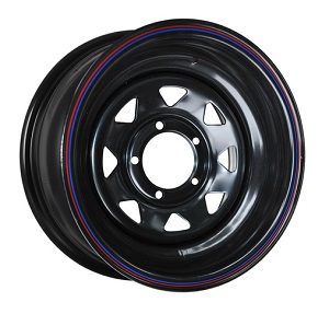 Off Road Wheels NISSAN/TOYOTA 8*16 6/139,7 ET-25 d110 black